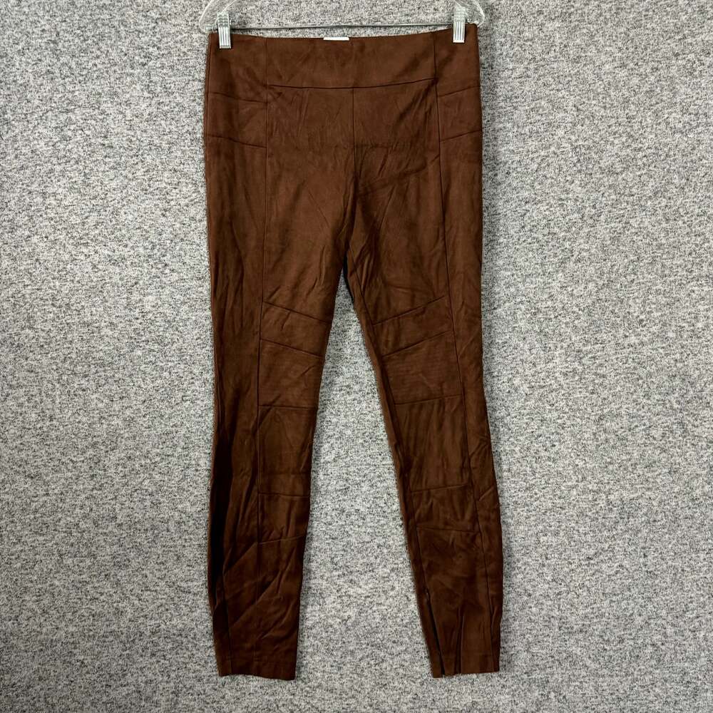 Sundance Catalog Women's Size 6 Faux Seude Skinny Leg Side Zip Pants